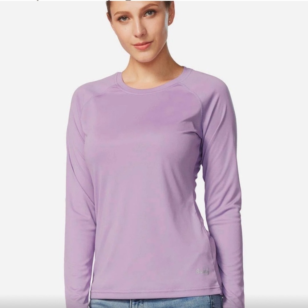 Baleaf Women's Long Sleeve Tee - Lavender